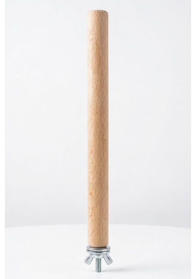 Mivra Pets Ahşap Kuş Tüneği 27 Cm X 20 Mm Vidalı
