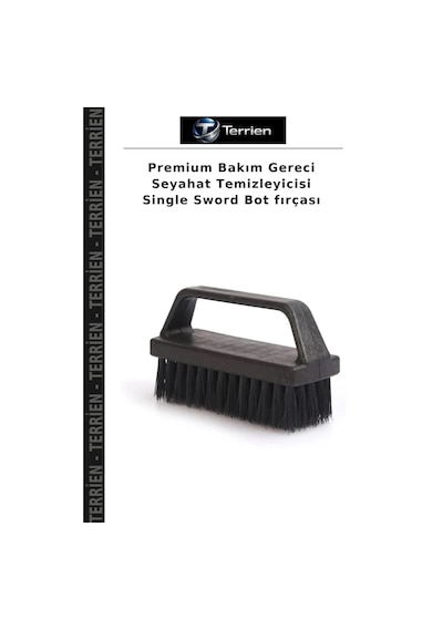 Terrien Premium Bakım Gereci Seyahat Temizleyicisi Single Sword Bot Fırçası Çok Renkli