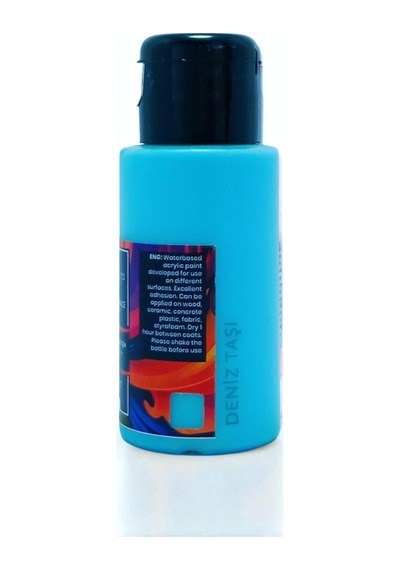 Akrilik Multisurface Boya 50ml Deniztaşı, 50 Mililitre