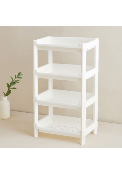 4 Katlı Sepet Organizer Raf Düzenleyici 510x205x685 Mm Çok Renkli