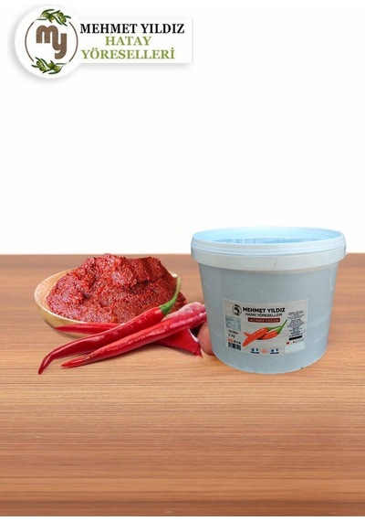 My Hatay Yöreselleri Acı Biber Salçası Pet 5 KG
