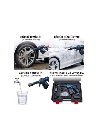 Carstar Cr-25709 Yüksek Basınçlı Oto Yıkama Makinesi