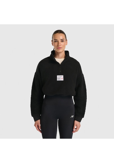 New Balance Nb Lifestyle Kadın Siyah Sweatshirt Wnc3512-bk SiYAH