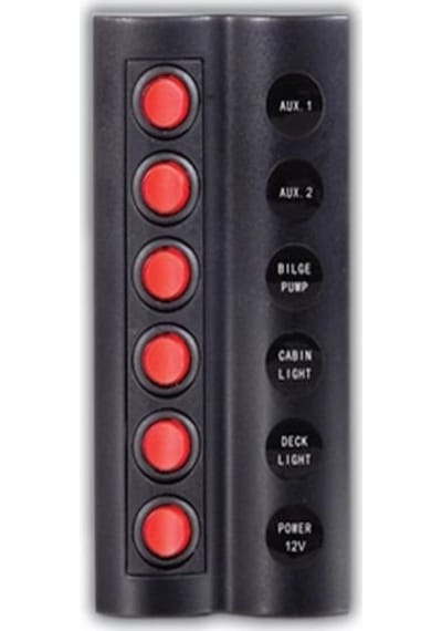 6'Lı Switch Panel Sigortalı