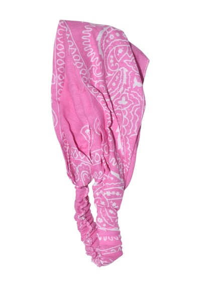 Lastikli Paraşüt Bandana Pembe