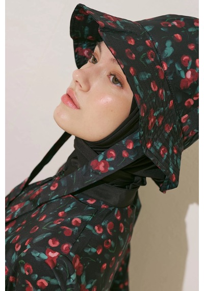 Manuka Bağlamalı Bucket Şapka Cherry Çok Renkli