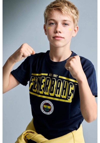 Defacto Fenerbahçe Kısa Kollu Pijama Üst Şort Pijama Alt 2li Pijama Takımı Erkek Çocuk H7578a826hsın42 İndigo-ın42 Defacto Fenerbahçe Kısa Kollu Pijama Üst Şort Pijama Alt 2li Pijama Takımı Erkek Çocuk H7578a826hsın42 İndigo-ın42