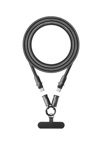 Ttec Extremecable Hip Çok Fonksiyonlu Ekstra Dayanıklı USB-C –USB-C 60W PD/Qc 120 CM Hızlı Şarj/Data Kablo Siyah