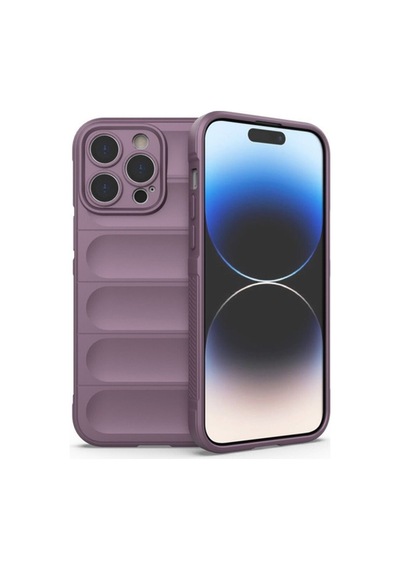 Apple iPhone Uyumlu 14 Pro Max Kılıf Optimum Silikon - Mor Bz8683140486341