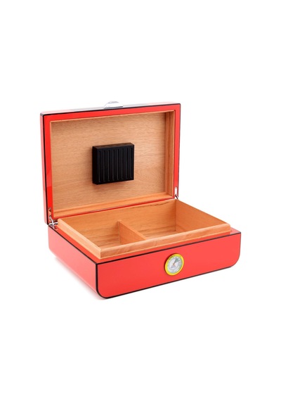 Racing Edition Kardon Dizayn Humidor Puro Kutusu Kırmızı 40's