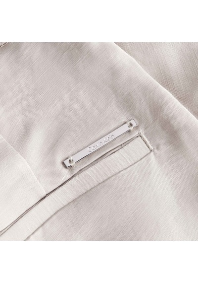 Calvin Klein Elevated Daywear Kadın Keten Karışımlı Bej Şort Calvin Klein Elevated Daywear Kadın Keten Karışımlı Bej Şort