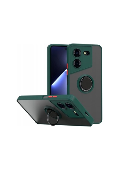 Apsuwa Tecno Pova 5 Pro Kılıf Montreal Yüzüklü Standlı Silikon