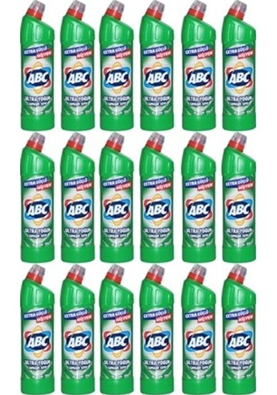 Abc Ultra Yoğun Sıvı Çamaşır Suyu 750 Ml X 18 Adet Dağ Rüzgarı Diğer