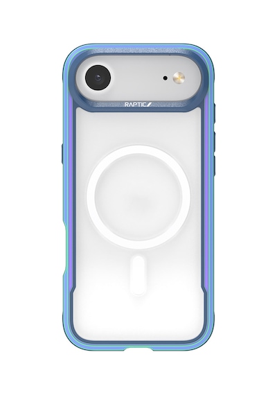 Apple Uyumlu iPhone 17 Air Kılıf M-safe Şarjlı Airbagli Raptic Shield Serisi Şeffaf Kapak Colorful
