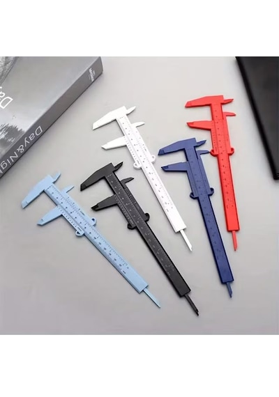 Kumpas 0 150 Mm Çift Ölçekli Ölçüm Aleti Hassas Plastik Vernier Caliper Atölye, Hobi Ve Teknik Kullanımlar İçin Dayanıklı Ölçüm Aracı