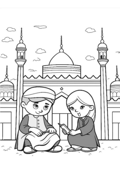 Çocuklara Dinimizi Sevdiren Boyama Kitap Seti 3 Kitap