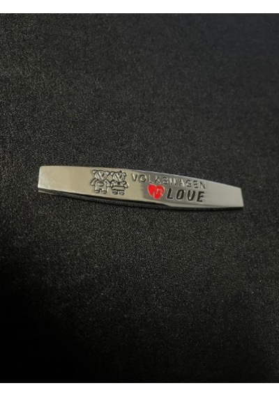 Volkswagen Love Metal Çamurluk Logo 2 Ad Car Logo Arma Oto Aksesuar Vwloveidealaksesuar