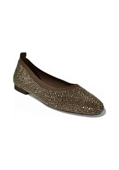 Fox Shoes Y820411004 Kahverengi Triko Kumaş Kadın Babet Kahverengi