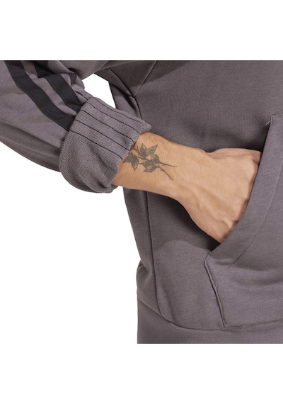 Adidas 3s Ft Erkek Gri Kapüşonlu Sweatshirt Gri