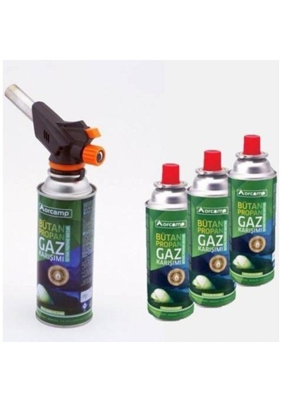 Orcamp Cx-500 Çakmaklı Kartuş Pürmüz Ve 4 Adet 227 Gr Kartuş Pürmüz Set