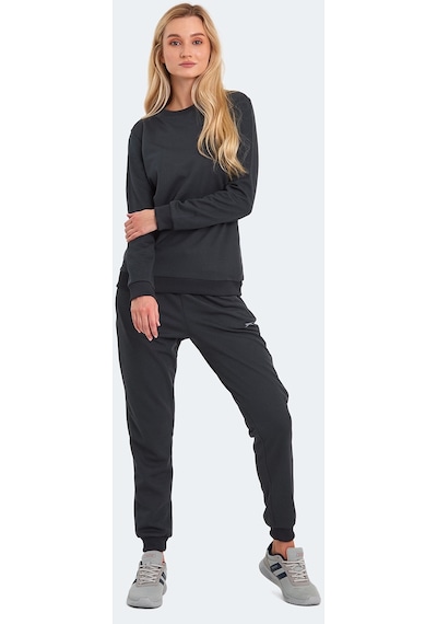 Slazenger OLINDA Kadın Cepli Koyu Gri Eşofman Takımı