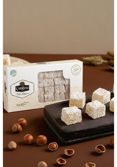 Glutensiz Hindistan Cevizli Fındıklı Lokum 500 Gram