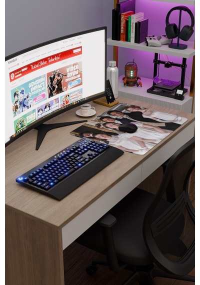 Bridgerton V2 48x40 Xl Gaming Kauçuk Kaymaz Taban Mouse Pad Fare Altlığı