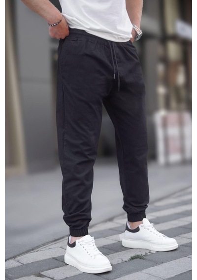 Madmext Siyah Relaxed Jogger Pantolon 6853-siyah Siyah