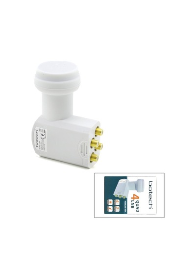 Botech Bs-0004 Uydu Unıversal Quad 0.1db 4k Ultra Hd 4'lu Lnb