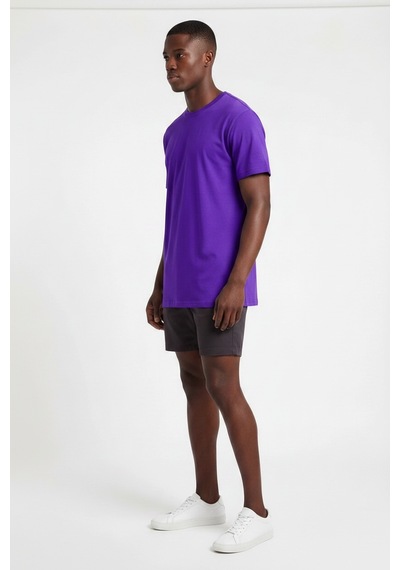 Blow Up Future Gen Basic Mor Erkek T-shirt 141151 Siyah