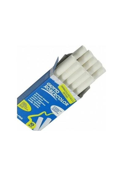 Robercolor Tebeşir Yuvarlak Tozsuz 10 LU Beyaz 538700