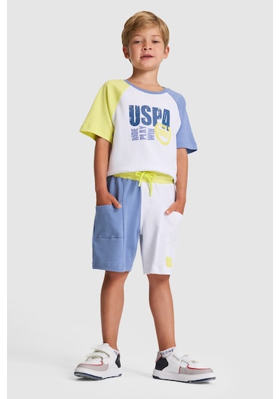 U.s. Polo Assn. Erkek Çocuk İndigo Şort Örme 50325620-vr028