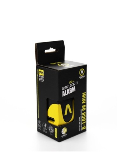 Auvray Mini Alarmlı Disk Kilidi 5,5mm Vespa Uyumlu Motosikletiniz İçin