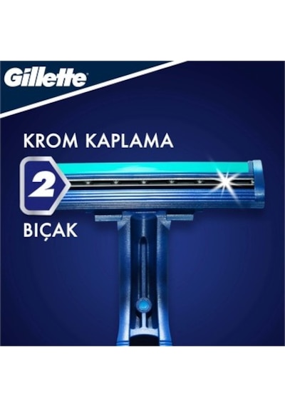 Erkek Kullan At Tıraş Bıçağı 10'lu, Kayganlaştırıcı Bantlı