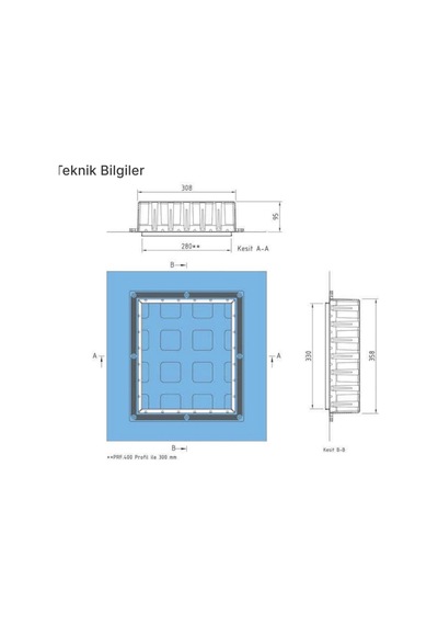 Gruen - Duvar Nişi Paslanmaz Satine Dikey 30,5 X 35,5 Cm - Sn1-w305l355s1-v
