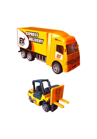 Minik Nakliyecilerin Rüyası: Metal Uluslararası Tır Ve Forklift Set