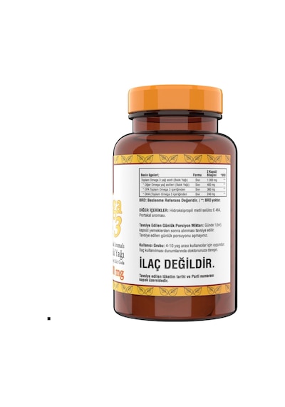 Ncs Omega 3 Portakal Aromalı Çocuklar Için Balık Yağı 102 Softgel