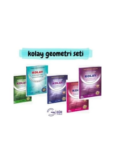 Kolay Geometri Öğreniyorum Seti 5 Kitap