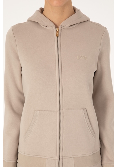 U.S. Polo Assn. U.s. Polo Assn. Kadın Taş Sweatshirt 50319111-vr049 Taş Rengi