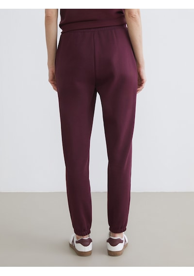 Lcw Everyday Mürdüm Beli Lastikli Kadın Kalın Jogger Eşofman Altı
