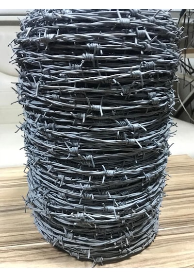 Çift Bükümlü Dikenli Bahçe Teli 1.70X1.50 Mm 250 Metre