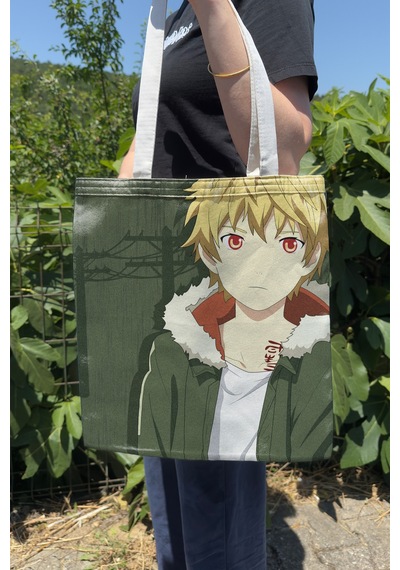 Zipzap Noragami V5 Yazlık Kışlık Çift Taraflı Kanvas Baskı Bez Çanta Anime Çantası