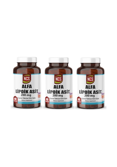 L-carnitine Alpha Lipoic Acid Koenzim Q10 90 Tablet 3 Kutu