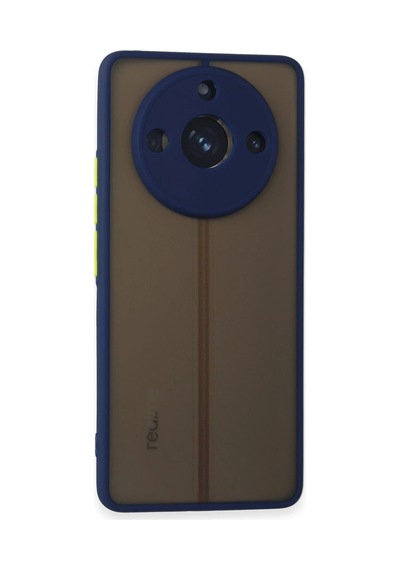 Newface - 664 - Realme 11 Pro Kılıf Montreal Silikon Kapak - Csmo-tex - - Lacivert