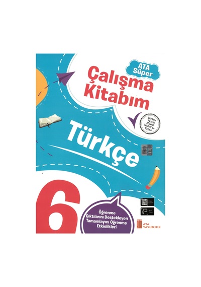 6. Sınıf Ata Süper Türkçe - Matematik - Fen Bilimleri - Sosyal Bilgiler Çalışma Kitabım Seti