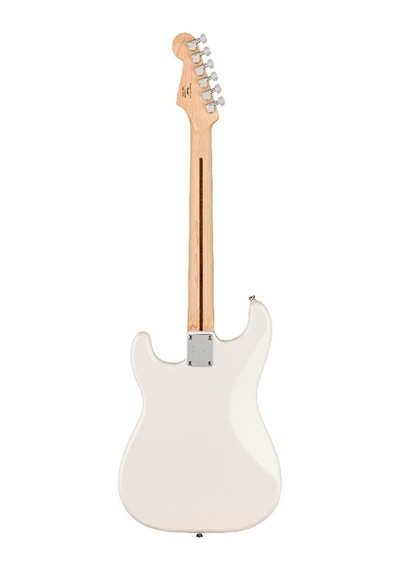 Squier 0373252580 Sonic Stratocaster Hardtail Elektro Gitar Arctic White Sabit Köprü Kutup Beyazı Ve Akçaağaç Klavye