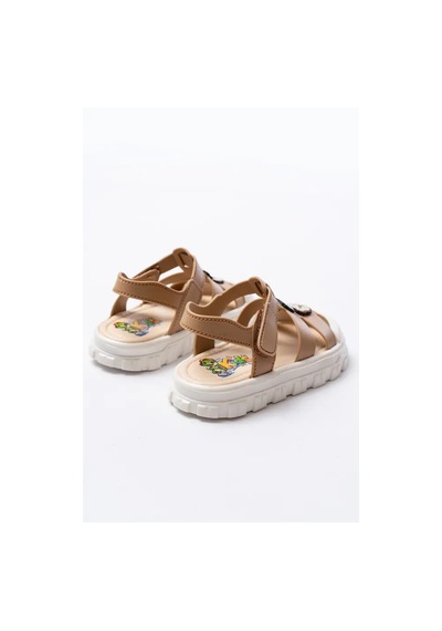 Kindep Kids Kaymaz Taban Çocuk Sandalet Vizon