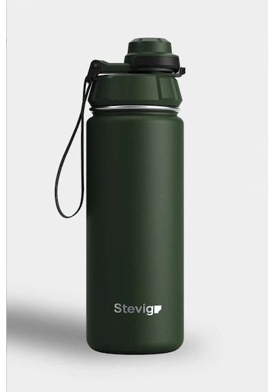 Stevig 1 Hand Leak-proof Sızdırmaz Çelik Termos Green