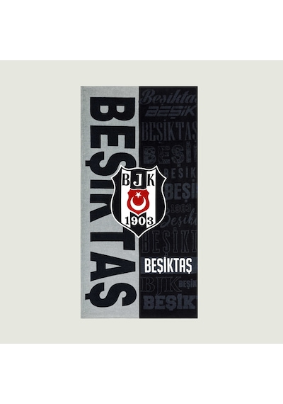Lisanslı Beşiktaş Logo Plaj Havlusu 000000001500225441 Çok Renkli