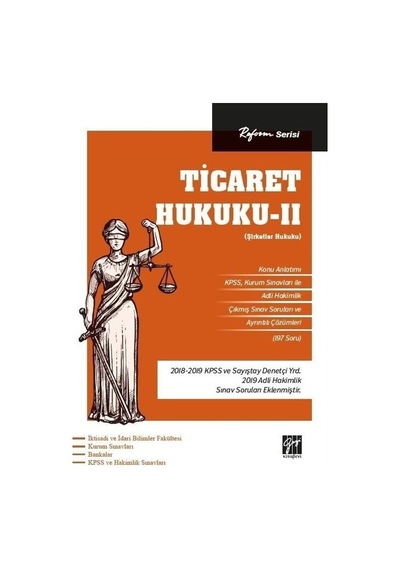 Ticaret Hukuku - II (Şirketler Hukuku) / Reform Serisi / Kolektif